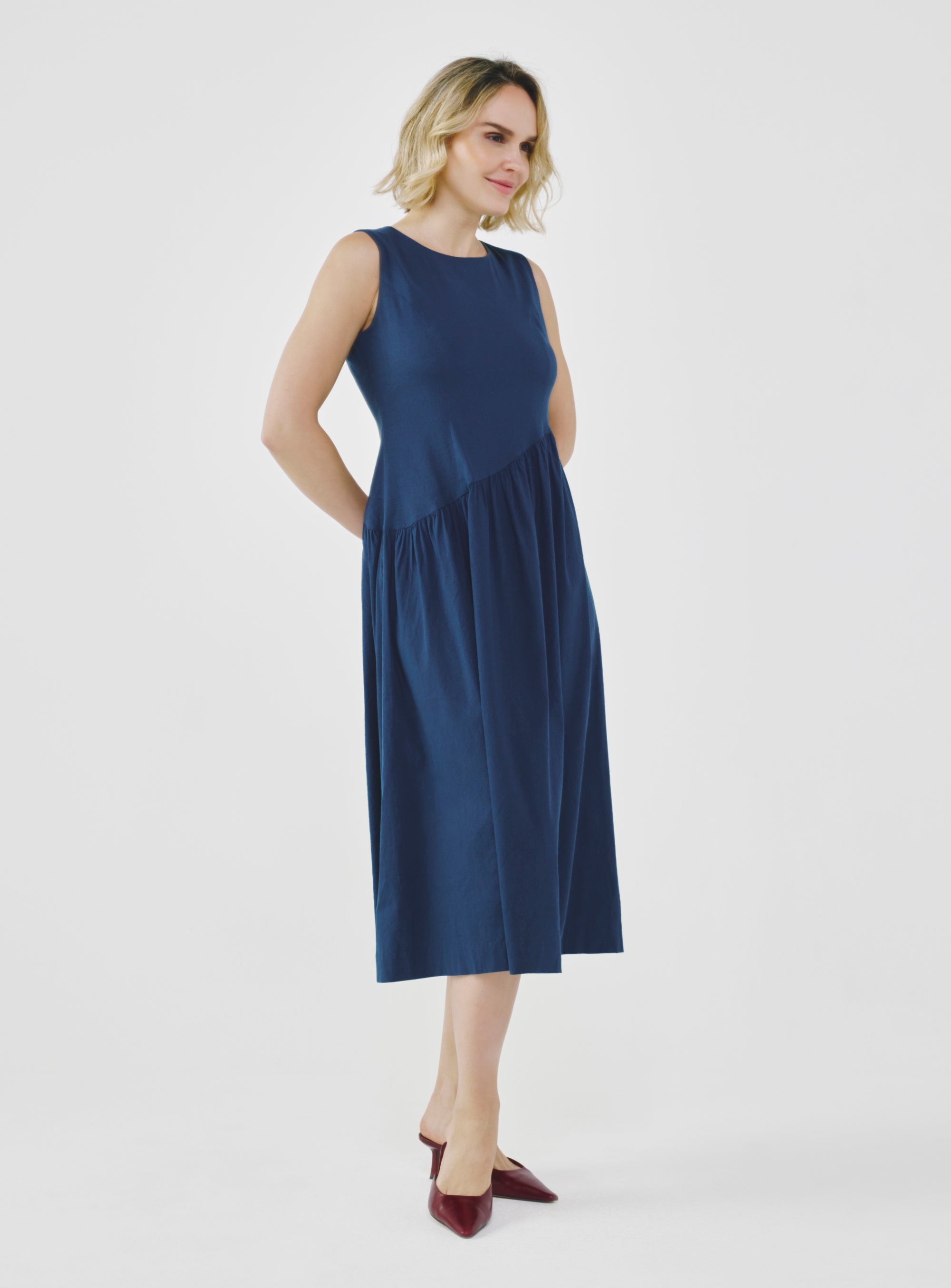 navy blue formal dress petite A Line V Neck Short Navy Blue Prom Dresses, Short Dark Navy Blue Forma   jbydress