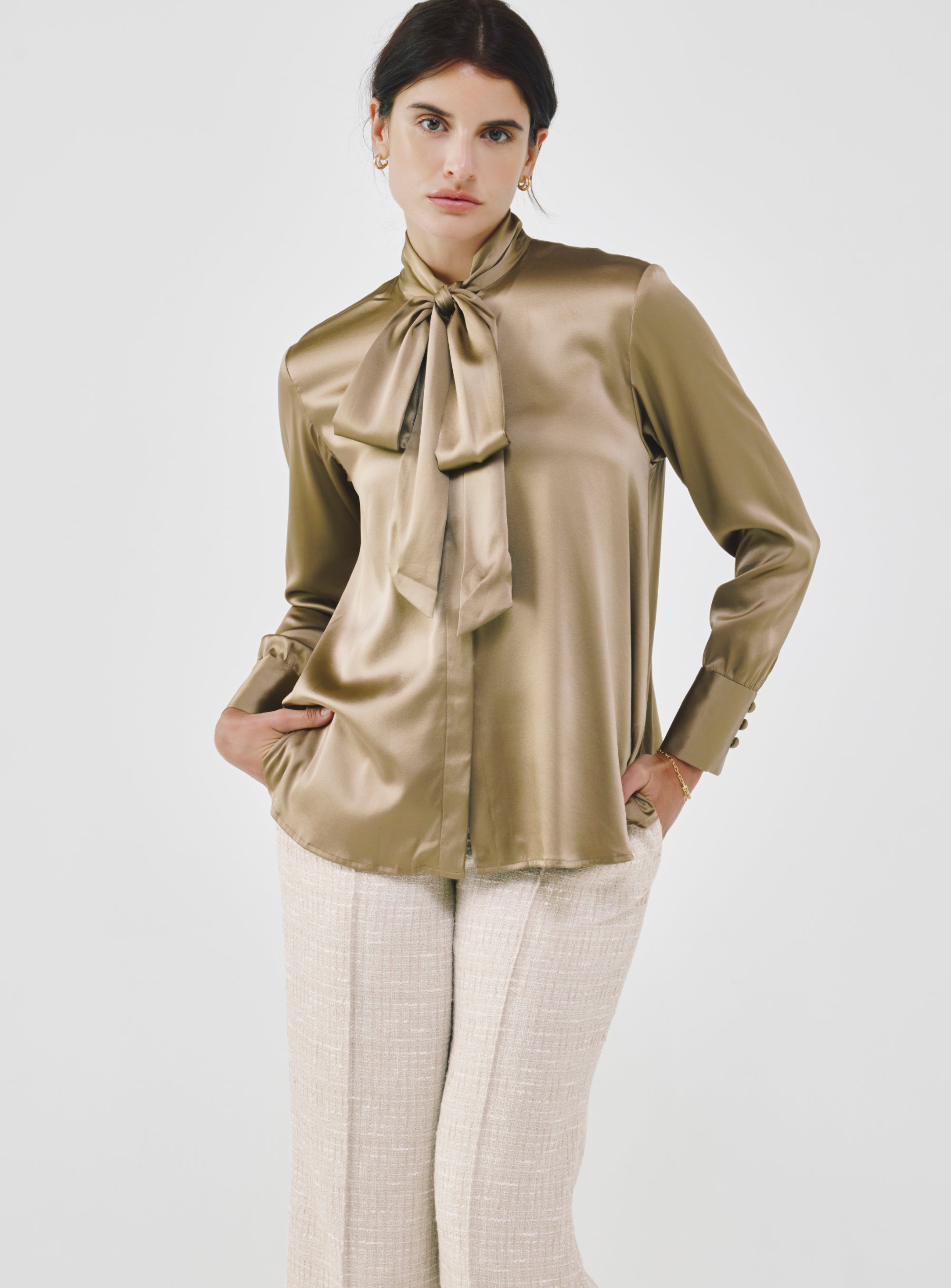 COYSEIO BOW BLOUSE シャツ ブラウス BOW BLOUSE WHITE - coyseio