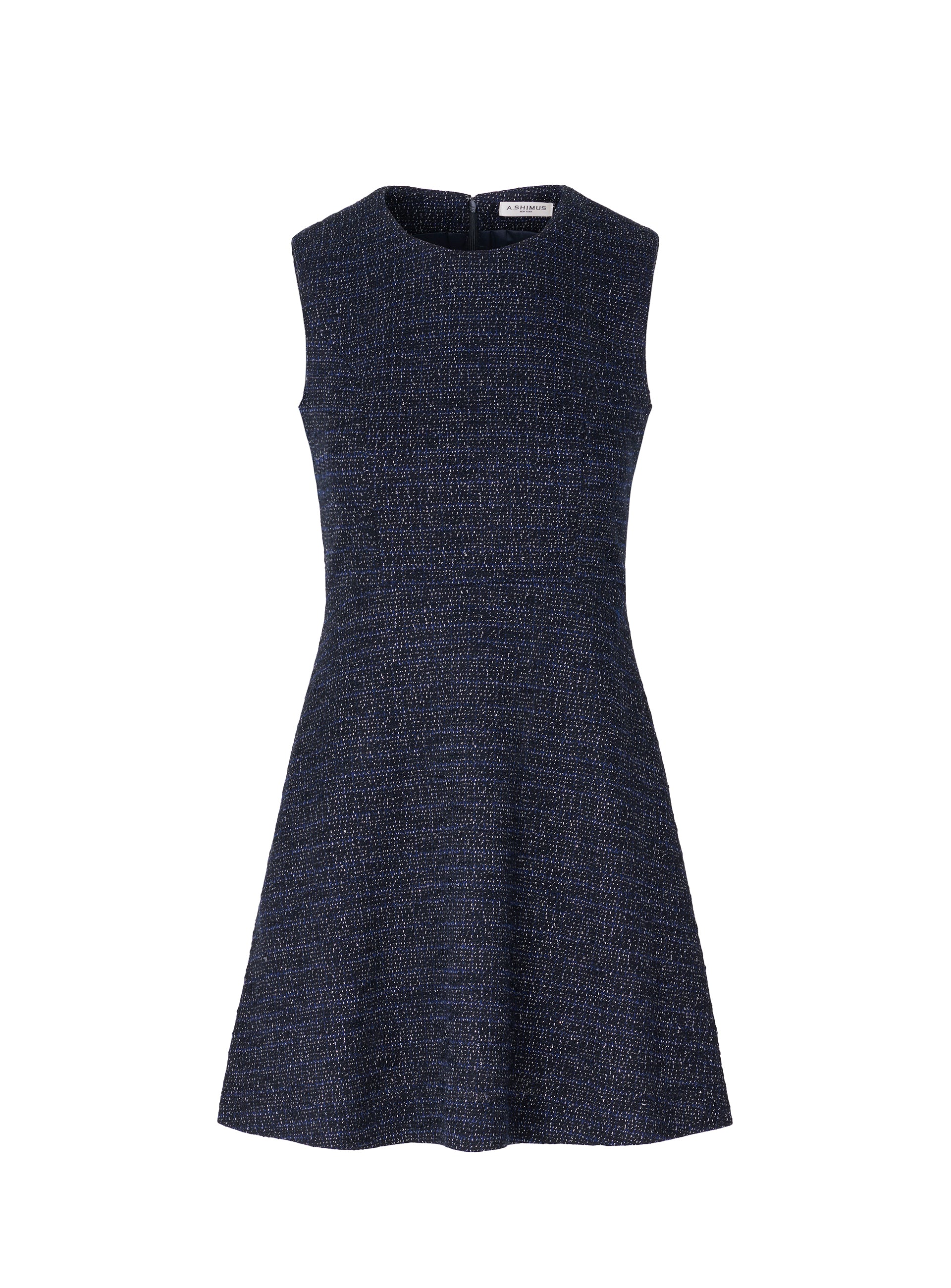 Lumignon original Blue tweed dress ブラック Lumignon original Blue tweed dress ブラック