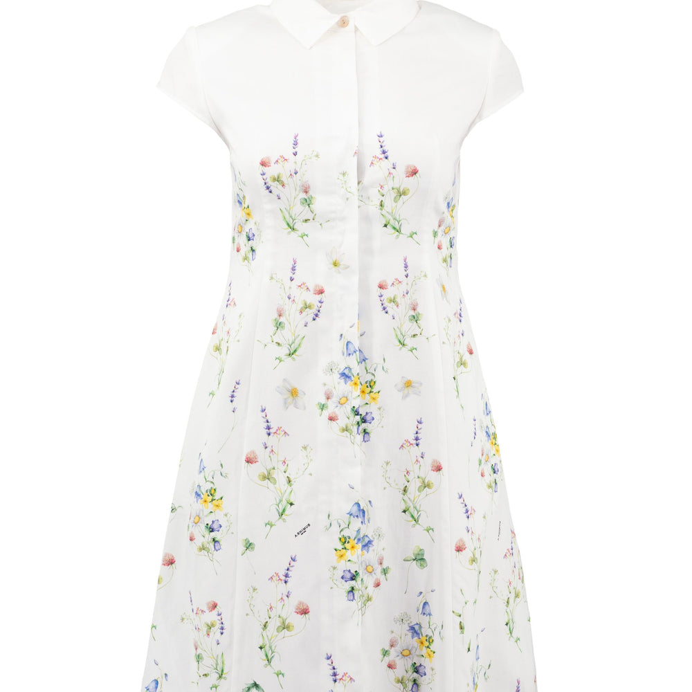 Floral Cotton-Poplin  Dress