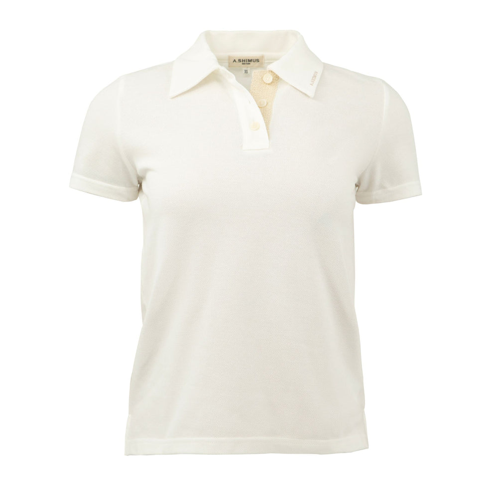 
                  
                    Cotton Polo Shirt with Fancy Tweed
                  
                