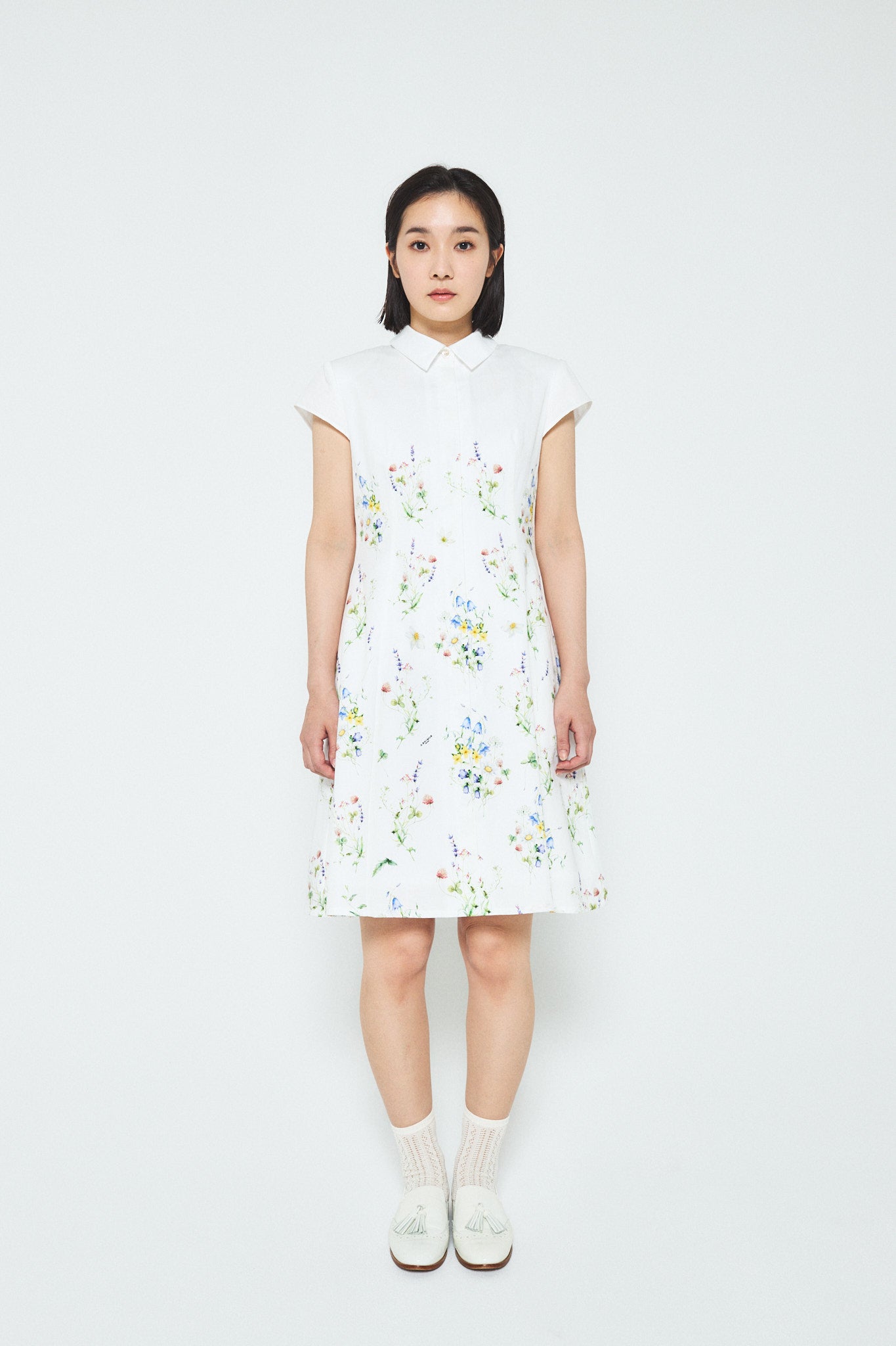 Floral Cotton Poplin Dress - JP