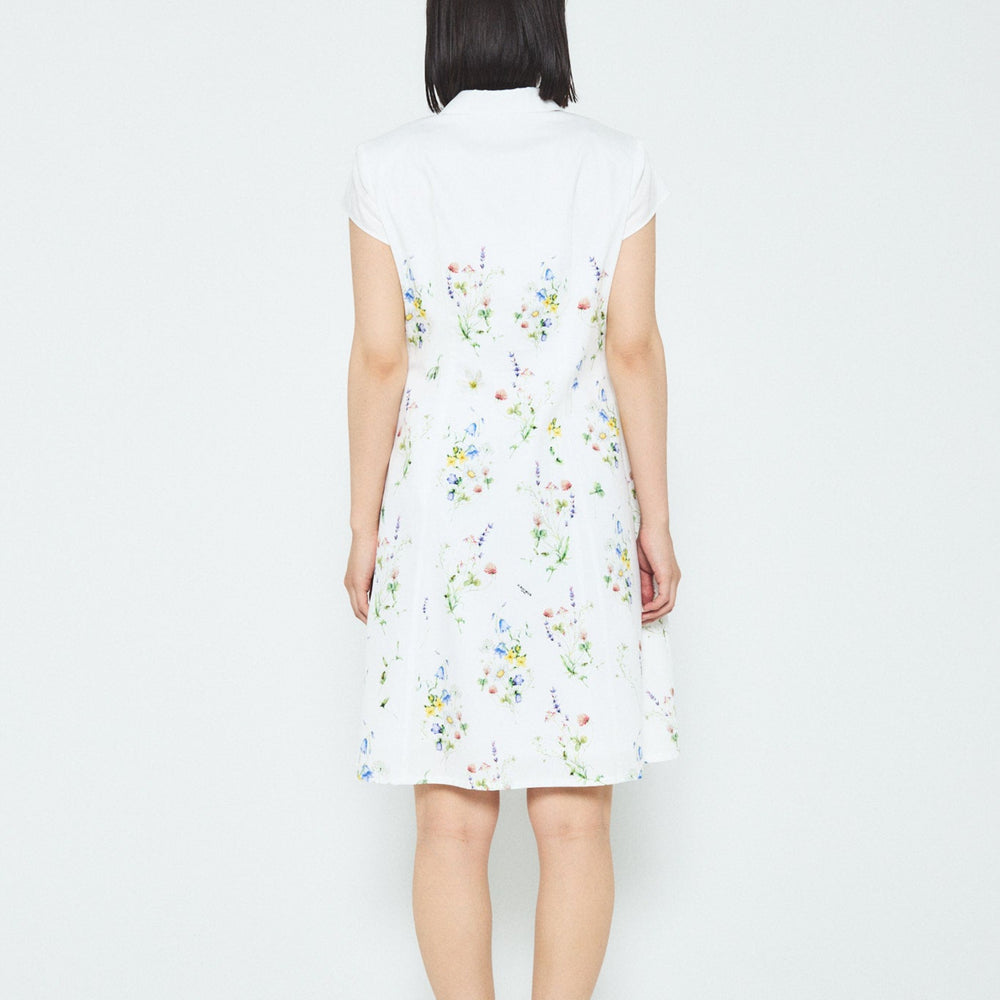 
                  
                    Floral Cotton-Poplin  Dress
                  
                