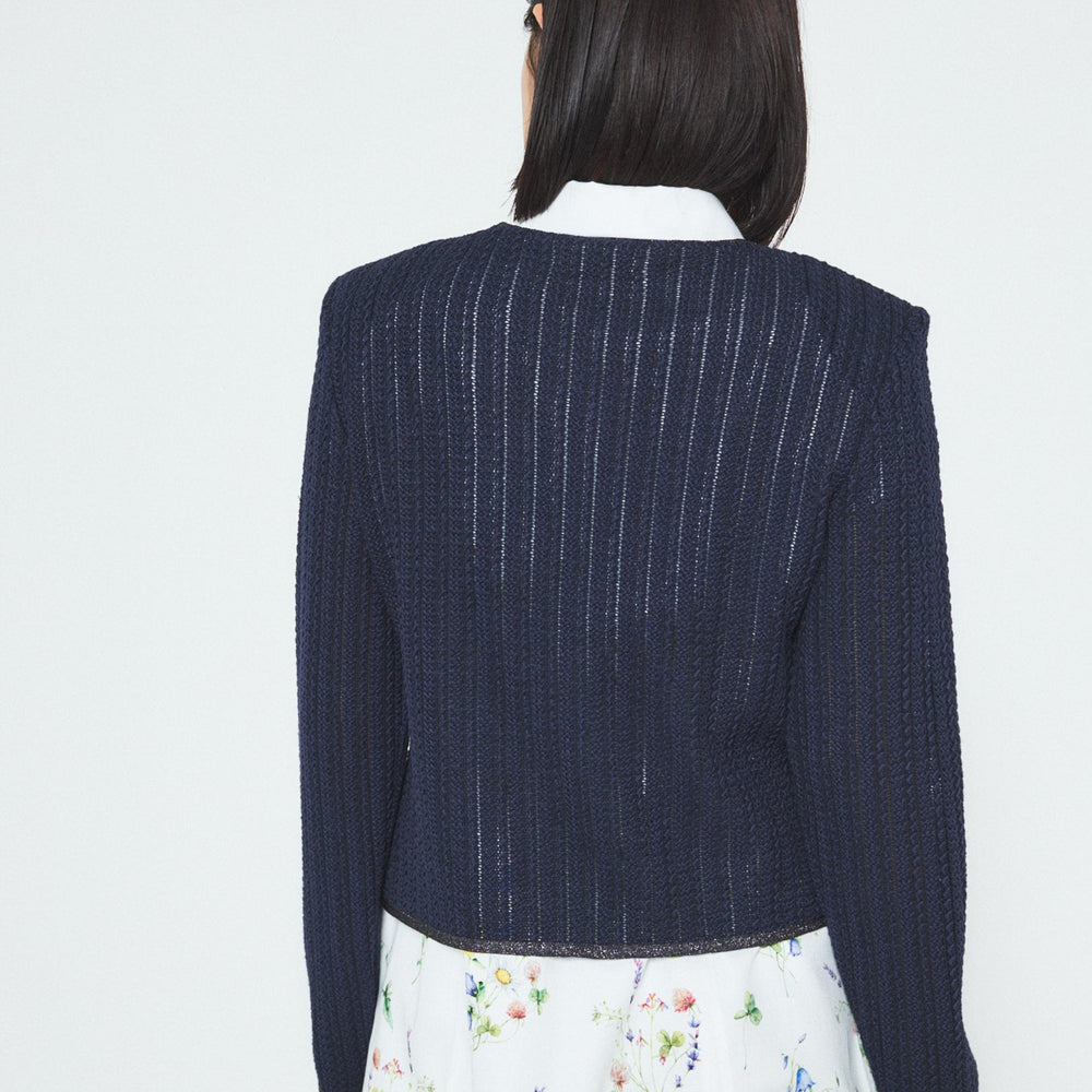 
                  
                    Lace Knit Cardigan
                  
                