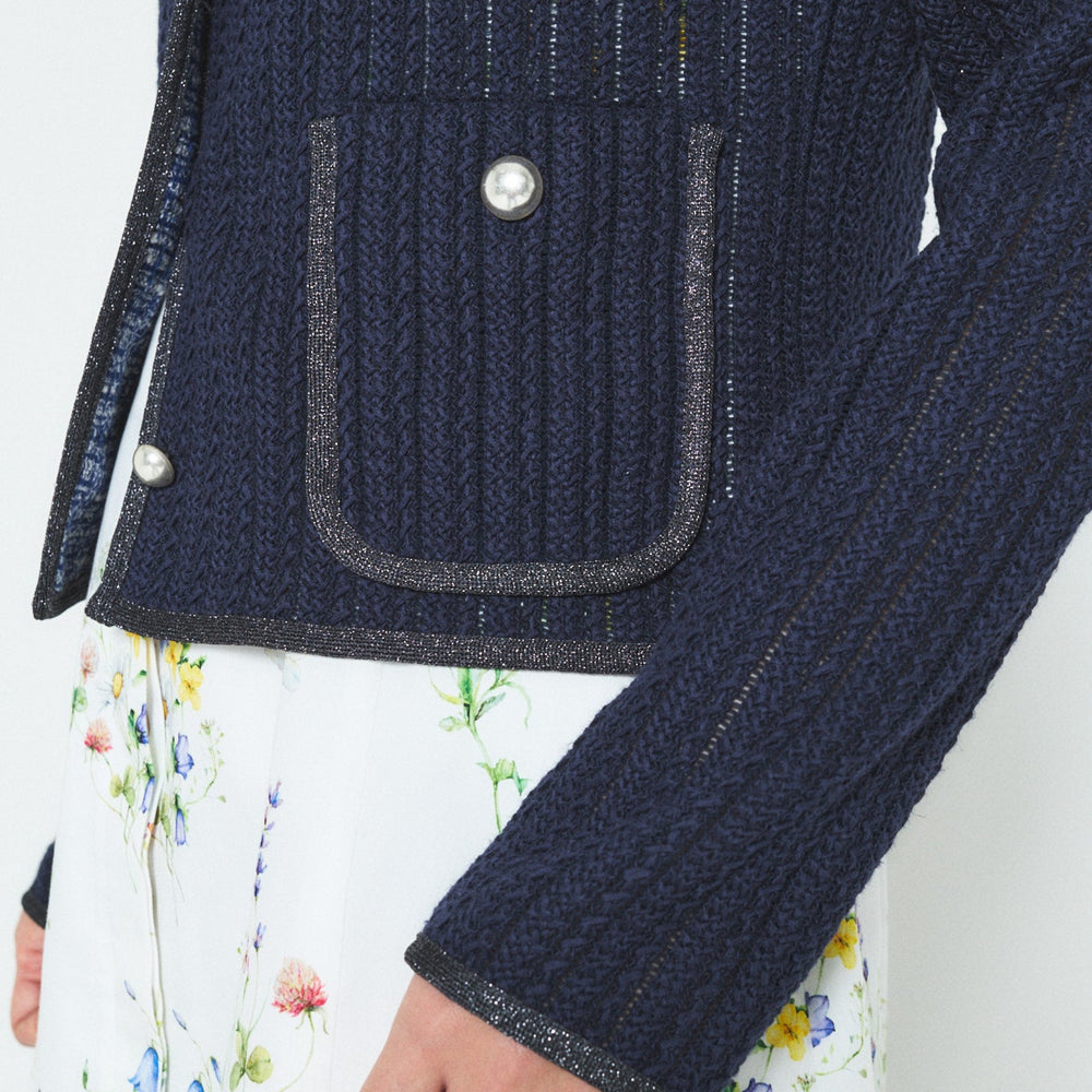 
                  
                    Lace Knit Cardigan
                  
                