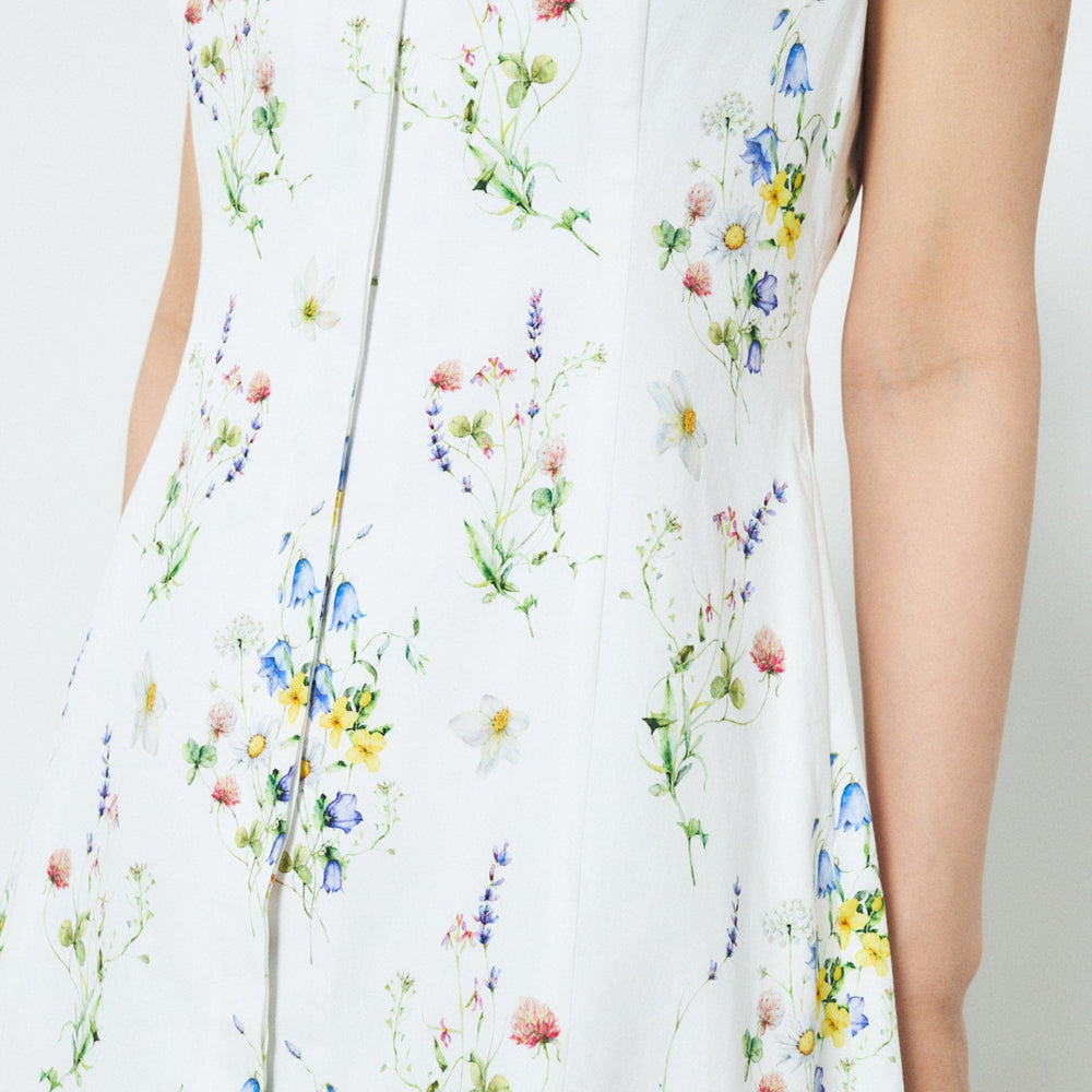 
                  
                    Floral Cotton-Poplin  Dress
                  
                