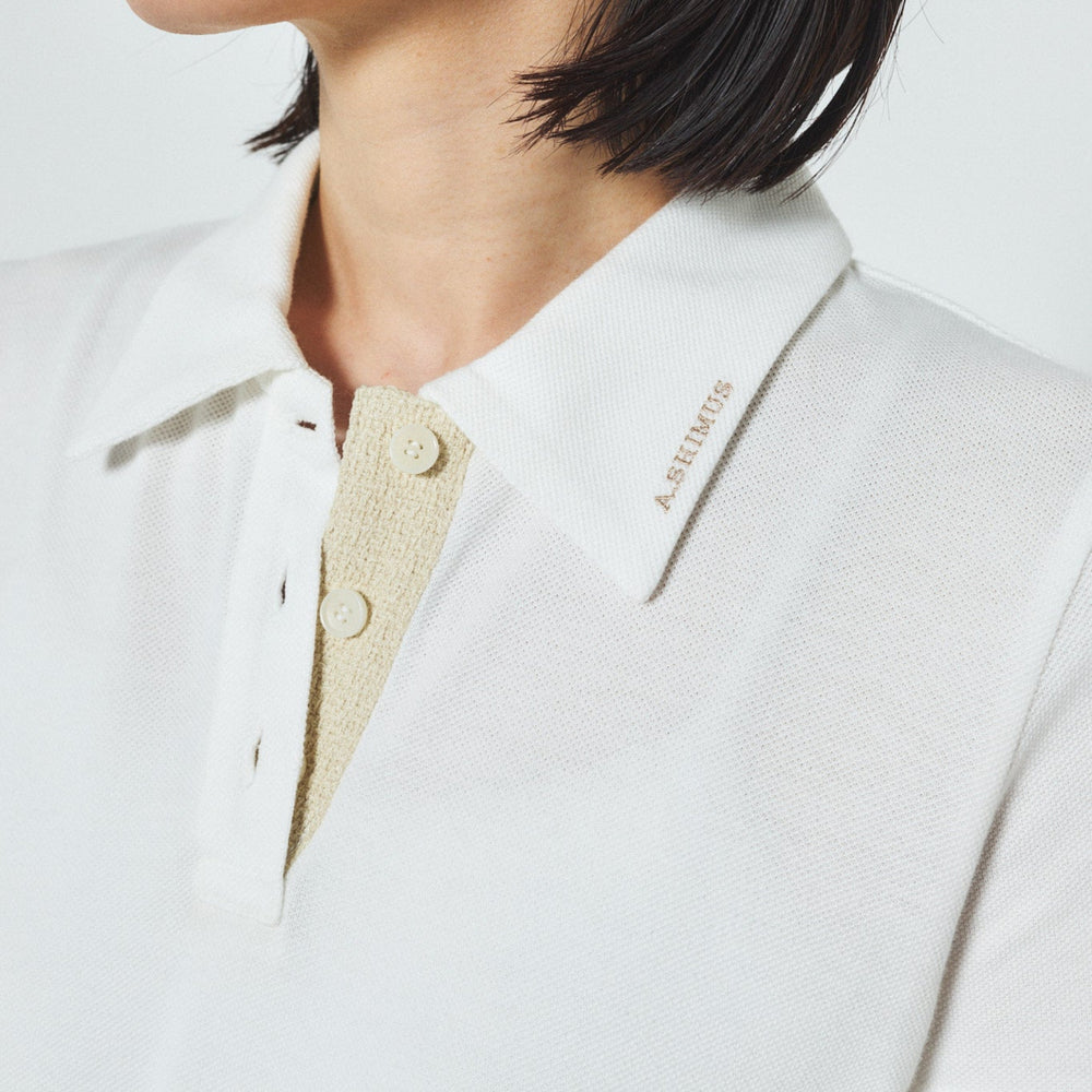 
                  
                    Cotton Polo Shirt with Fancy Tweed
                  
                