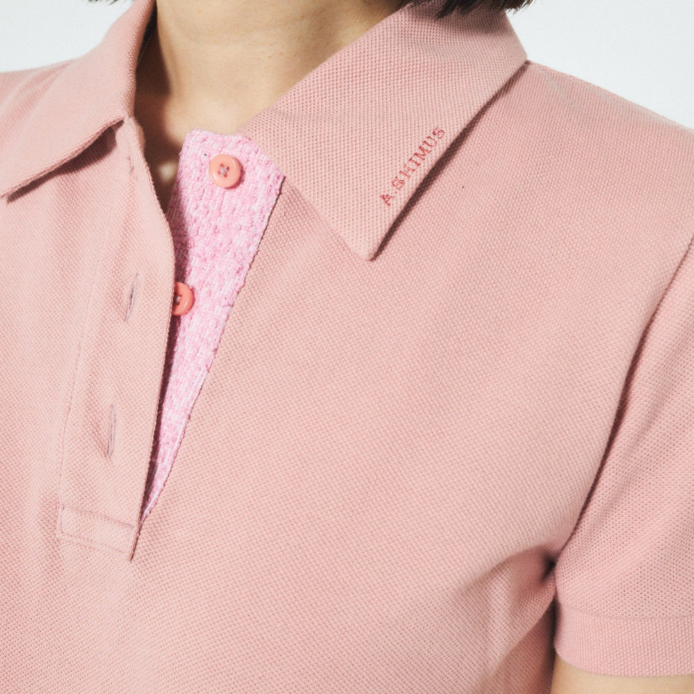 
                  
                    Cotton Polo Shirt with Fancy Tweed
                  
                