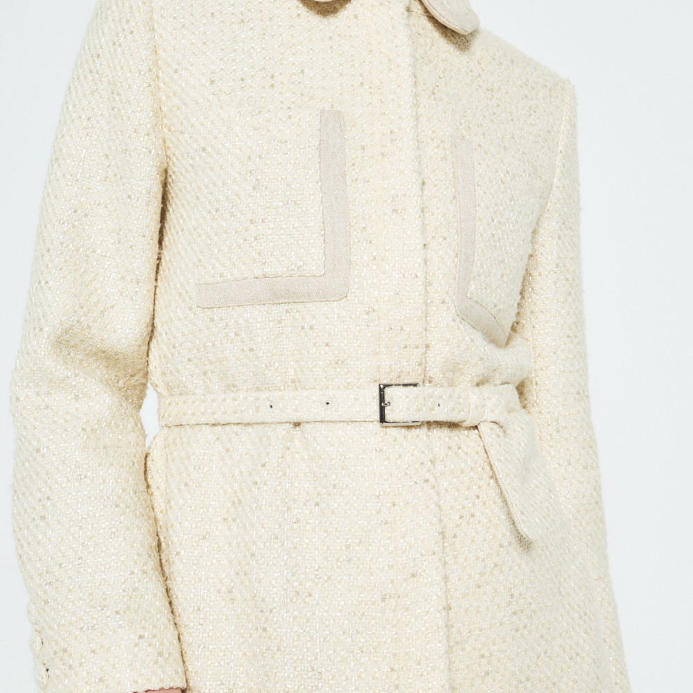 Fancy Tweed Shirt Jacket - JP