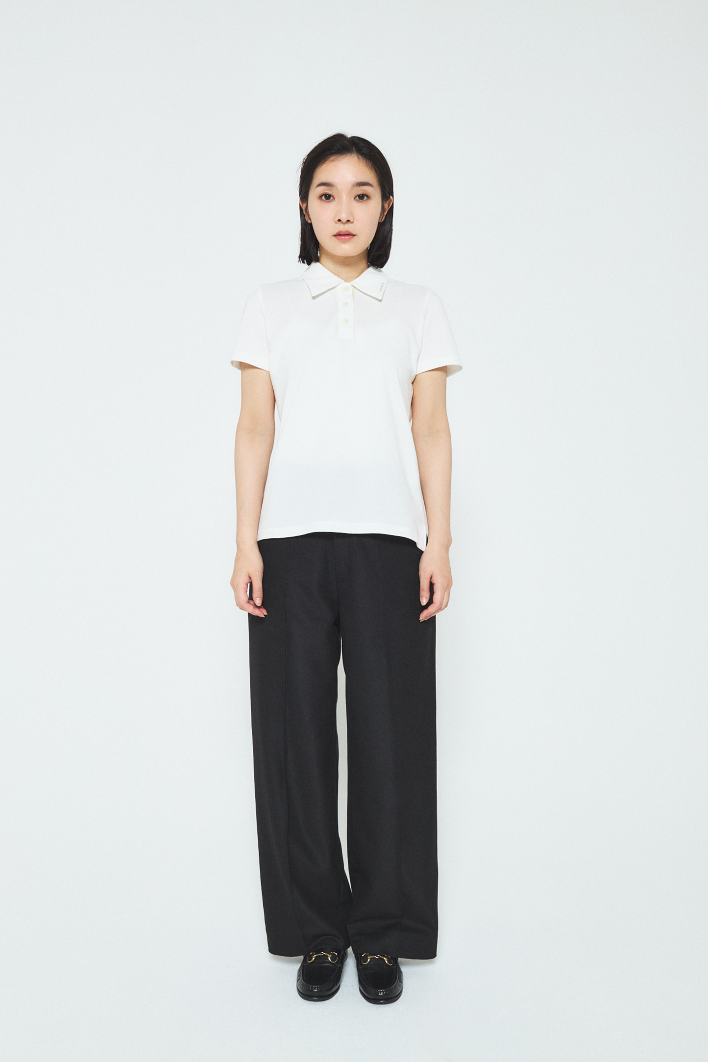 Cotton Polo Shirt with Fancy Tweed - JP
