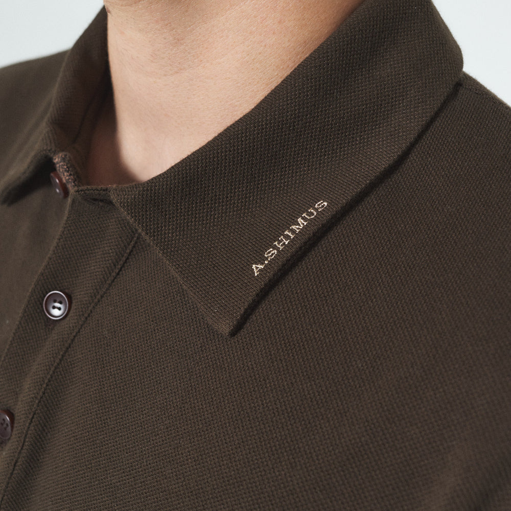 
                  
                    Cotton Polo Shirt with Fancy Tweed
                  
                