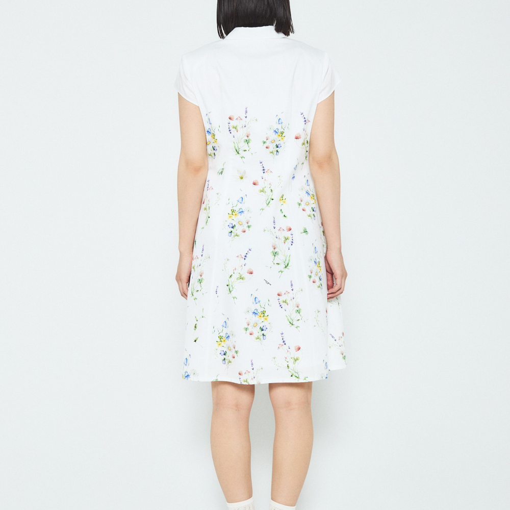 Floral Cotton-Poplin  Dress