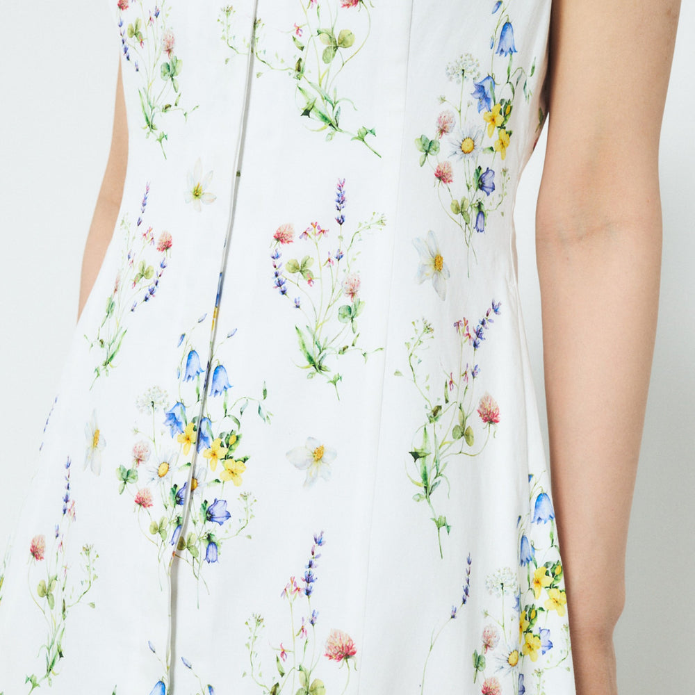Floral Cotton-Poplin  Dress