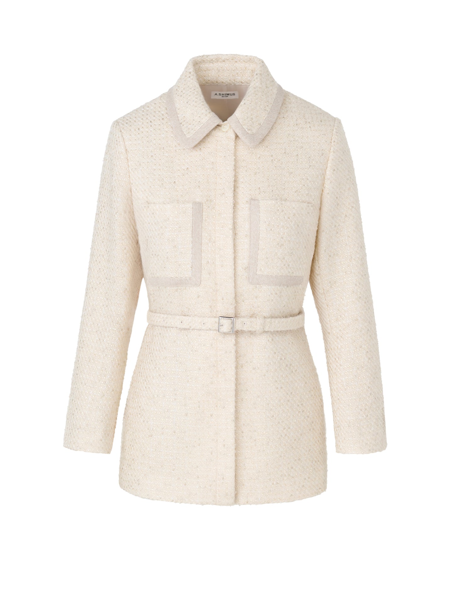 Fancy Tweed Shirt Jacket - JP