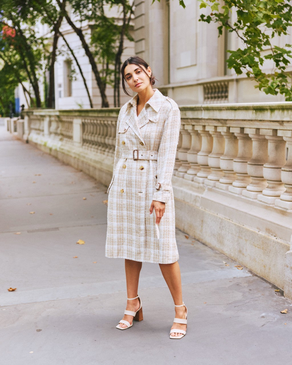 Sleeveless Cotton Tweed Dress – A.SHIMUS