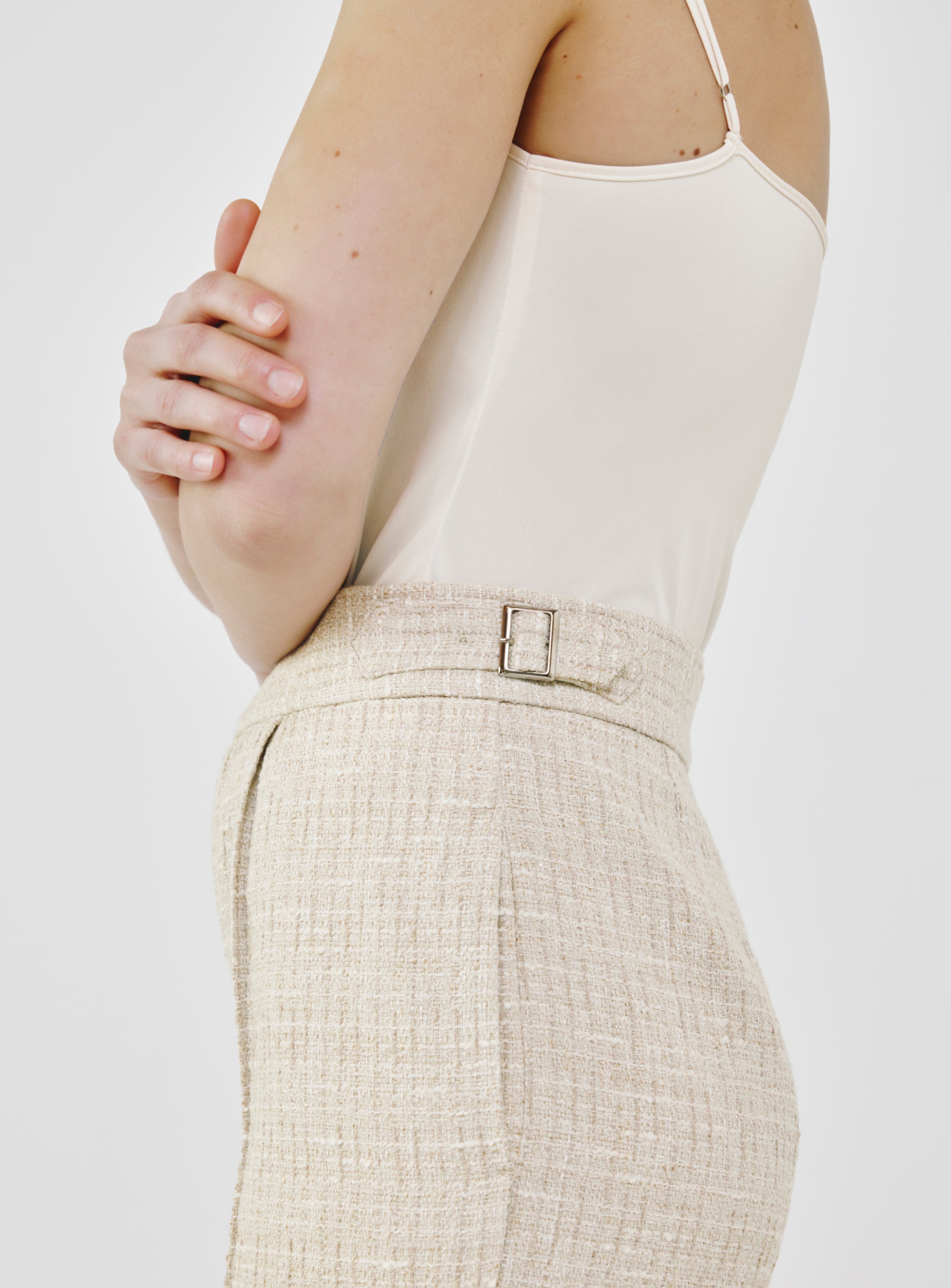 パンツ Needles basic trouser fancy tweed M Fancy Tweed High-Waist Tailored Pants – A.SHIMUS