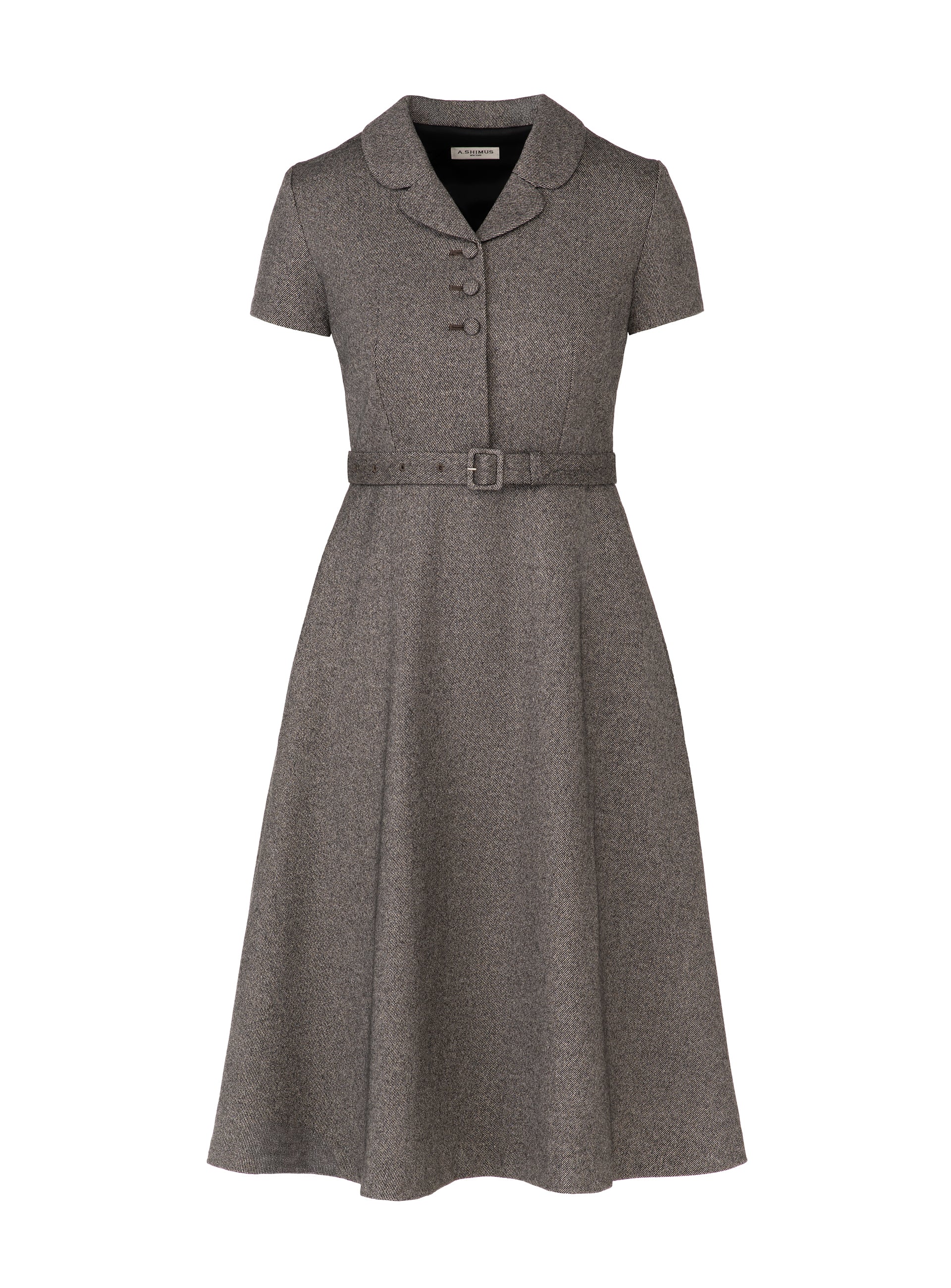 Classic Fancy Tweed Midi Dress – A.SHIMUS