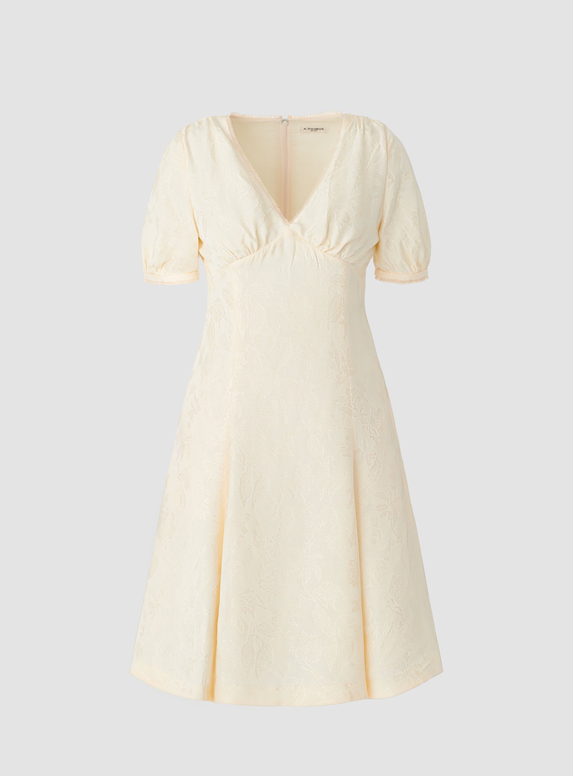 Floral Jacquard Midi Dress – A.SHIMUS