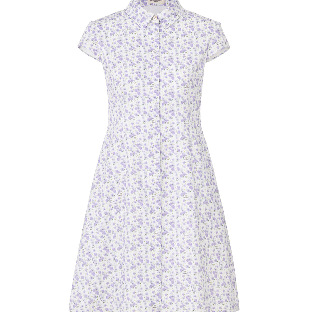 Floral Cotton-Poplin  Dress - Full Print