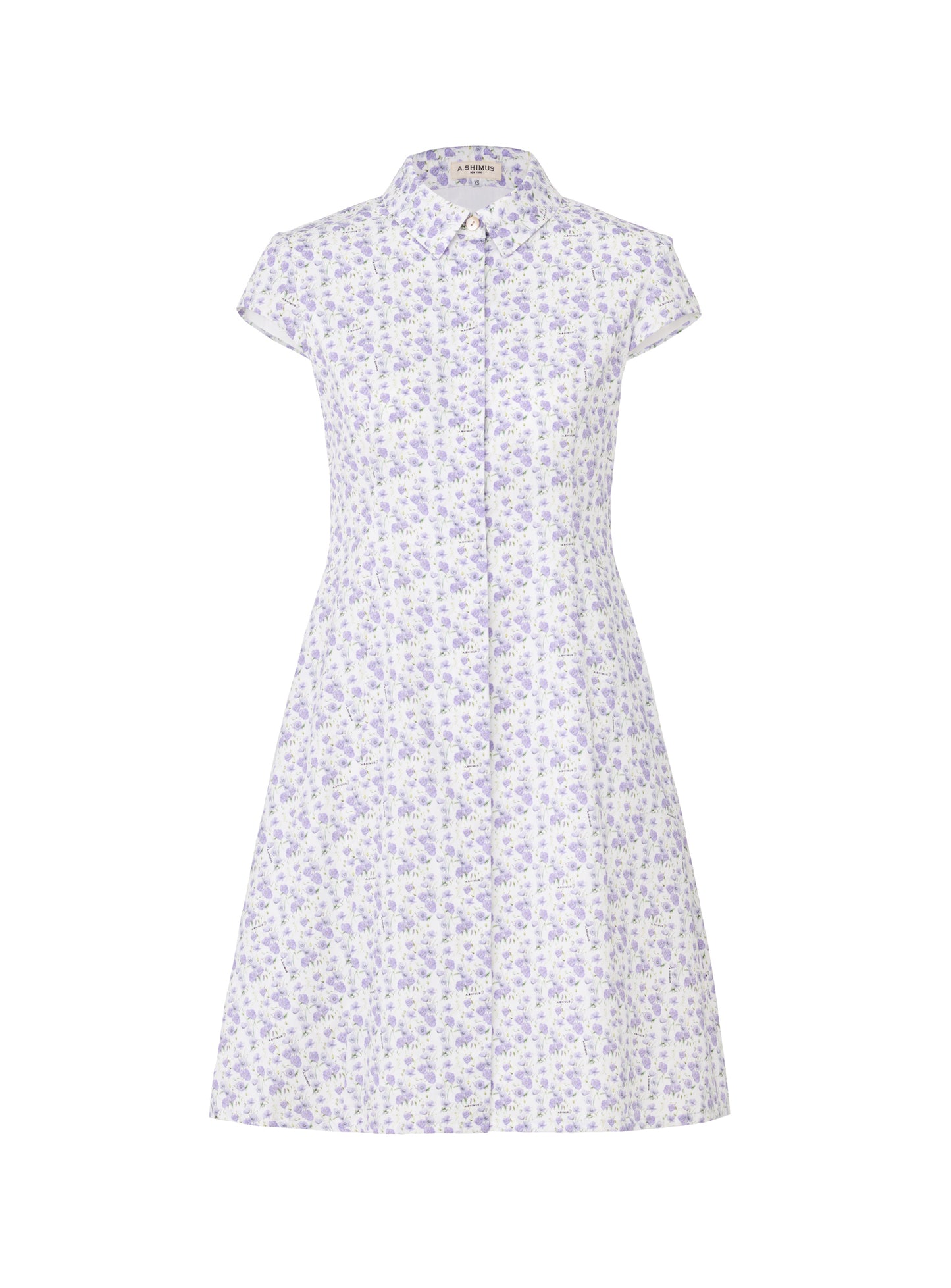 Floral Cotton-Poplin  Dress - Full Print
